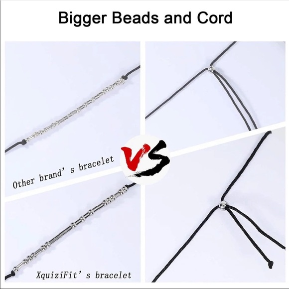 F—k off Morse code gold bracelet with gift box - Picture 6 of 7